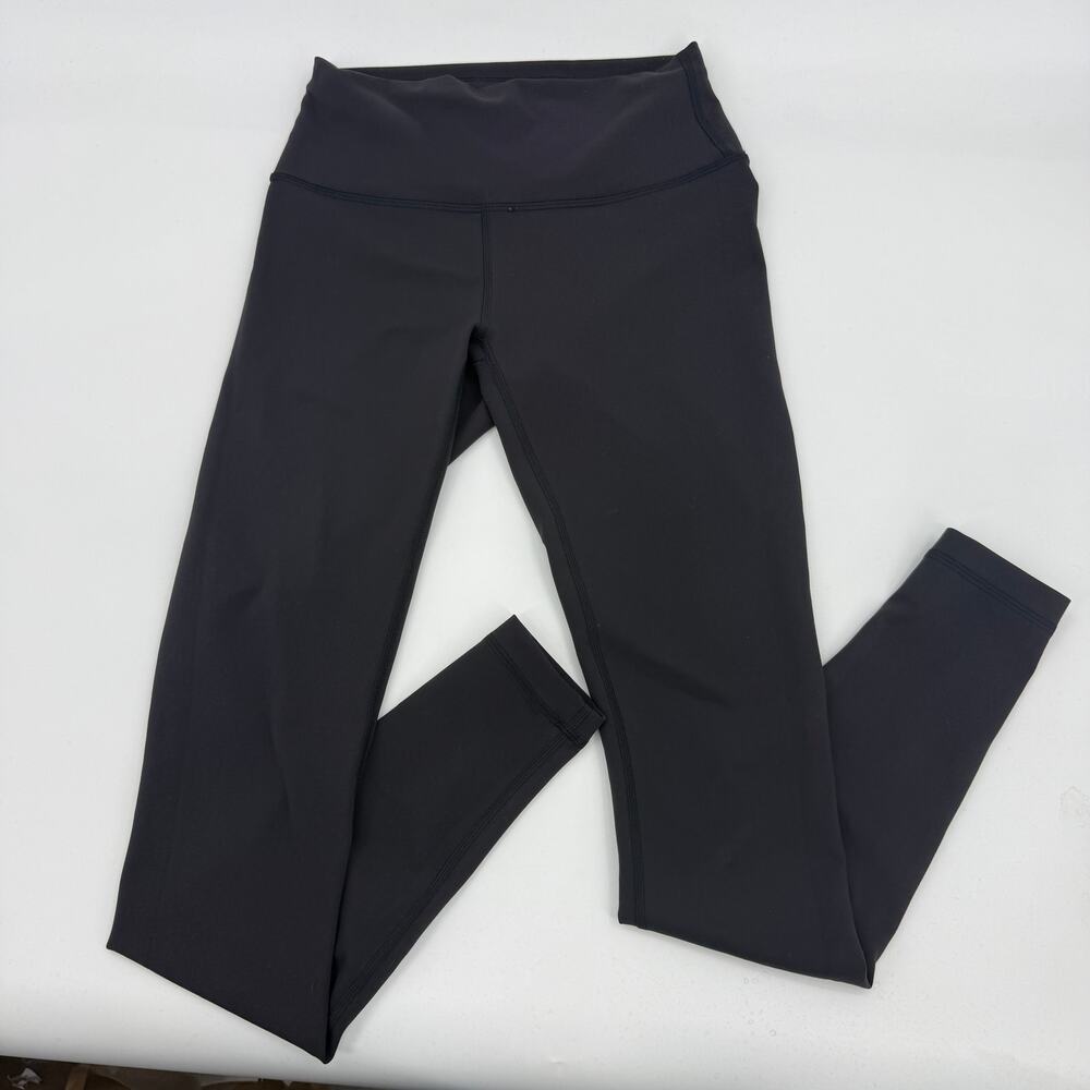 LULULEMON Wunder Under High Rise Legging Size 6 Dark Grey Ankle W5DJ0S